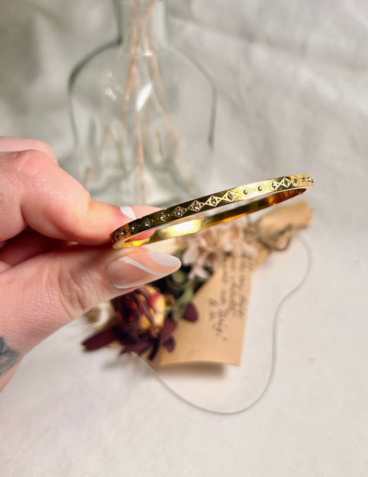 Trinity Bangle Bracelet