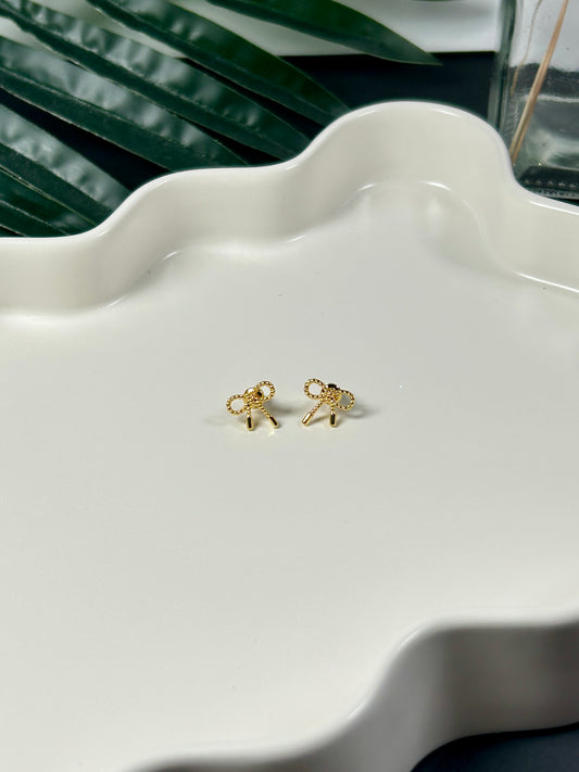 Mini Bow Stud Earrings